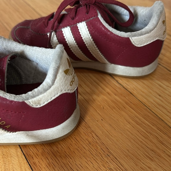 Adidas Samoa toddler maroon red sneakers - Picture 13 of 13